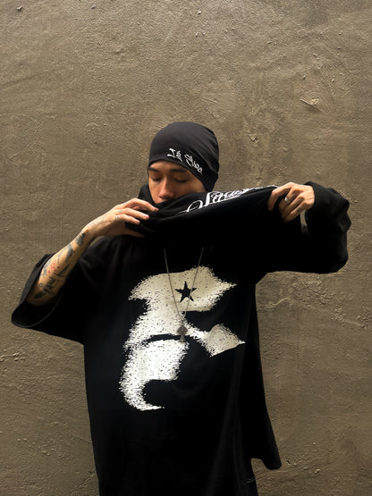 BIG "R" LOGO TEE (Black)